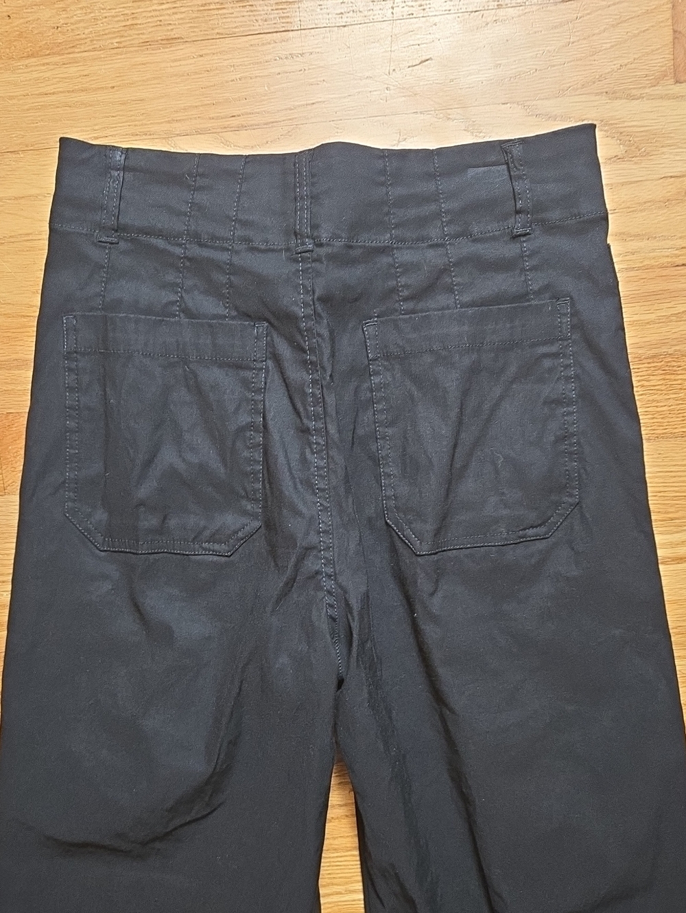Anthropologie Maeve Colette black high-rise wide leg crop pants - Picture 6 of 8